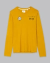 Billy Reid, Inc Nyc L/s Tee In Gold