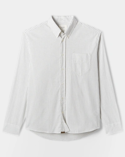 Reid Offset Pocket Shirt In White