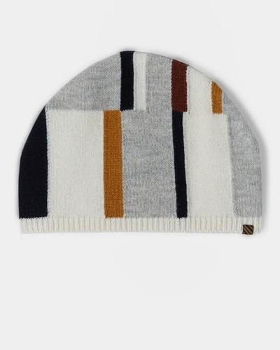 Reid Patchwork Beanie In Multi