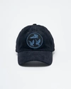 Reid Pelican Cord Cap In Black