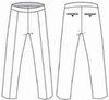 Reid Pintuck Tapered Pant In Black