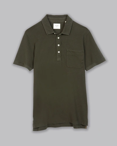 Billy Reid, Inc Pique Polo In Forest