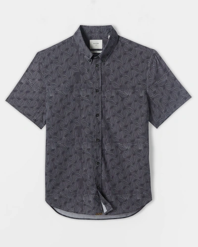 Reid S/s Murphy Shirt In Dark Grey