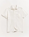 Reid S/s Treme Block Shirt In White/natural