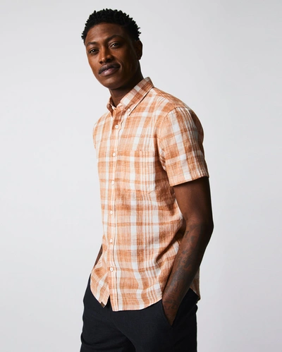 Reid S/s Tuscumbia Shirt Bd In Clay/natural