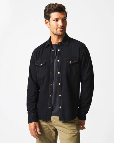 Billy Reid, Inc Shoals Denim Shirt In Black