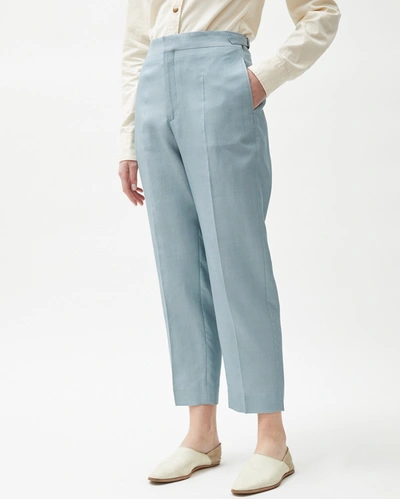 Reid Tapered Trouser In Light Blue