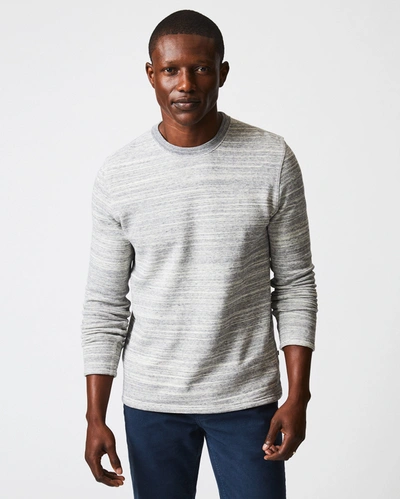 Billy Reid Terry Knit Crew In Light Grey