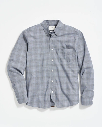 Billy Reid Tonal Grid Plaid Tuscumbia Shirt Bd In Grey