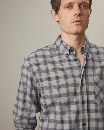 Reid Tuscumbia Shirt In Navy/grey