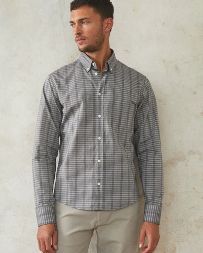 Reid Tuscumbia Shirt In Grey/white