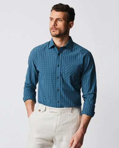 Reid Tuscumbia Shirt In Coastal Blue/denim Blue