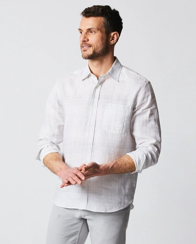 Reid Tuscumbia Shirt In White/grey