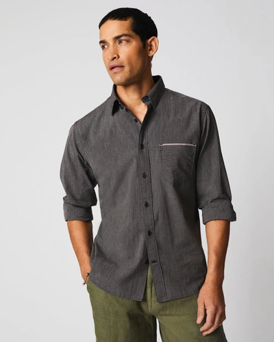 Reid Twisted Msl 1-pocket Shirt In Charcoal
