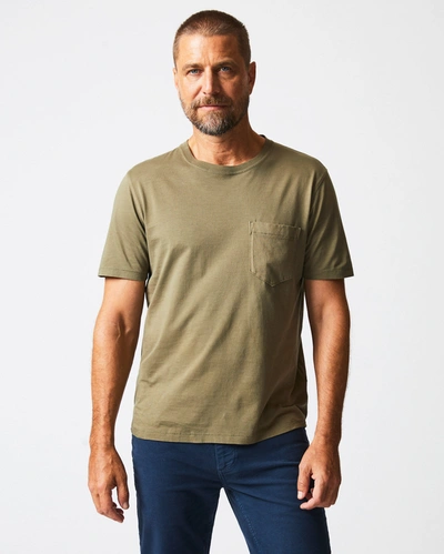 Reid Washed Tee In Moss