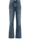 Agolde 90s Pinch Waist Straight-leg Jeans In Blue