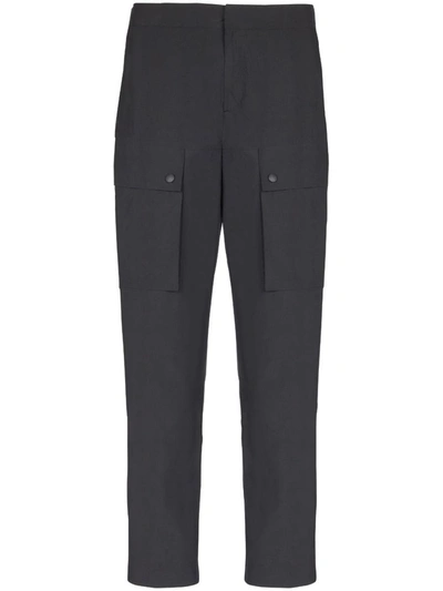 Balmain Main Lab Cargo Pants In Black