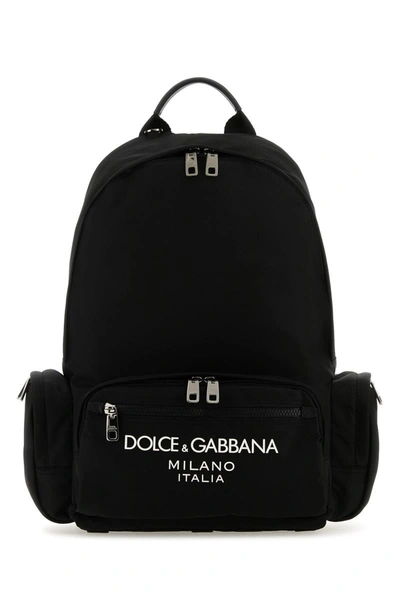 Dolce & Gabbana Backpacks In Black Black
