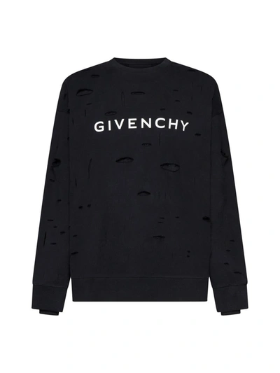 Givenchy Sweaters In Faded Black