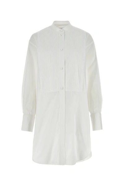 Isabel Marant Rineta Cotton Shirt Dress In White