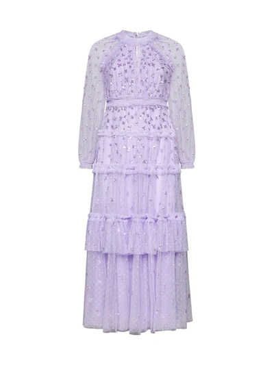 Needle & Thread Needle&thread Dresses In Periwinkle Purple