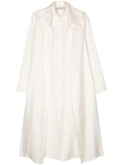 Rohe Layered Silk Dress In Nude & Neutrals
