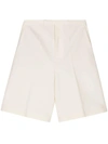 Rohe Interlocking-twill Tailored Shorts In White