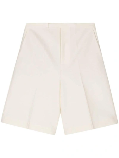 Rohe Interlocking-twill Tailored Shorts In White