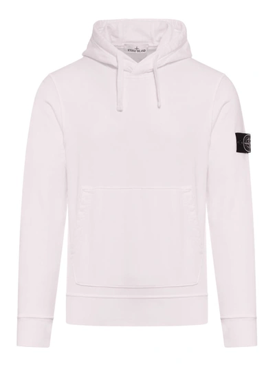 Stone Island Sweatshirt In Pink & Purple