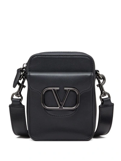 Valentino Garavani Mini Locò Crossbody Bag In Black