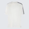 Y-3 Y-3 ADIDAS WHITE AND GREY COTTON T-SHIRT