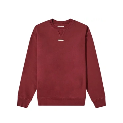 Maison Margiela Cotton Sweatshirt In Red