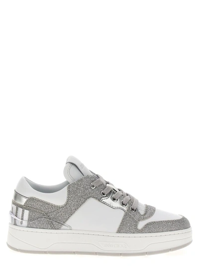 Jimmy Choo Florence Trainers In Silver