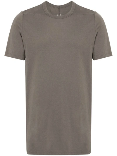 Rick Owens Man T-shirt Khaki Size S Cotton In Dust