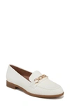 Naturalizer Mariana Chain Link Loafer In White