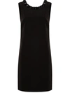 P.a.r.o.s.h Sequin-embellished Column Dress In Nero
