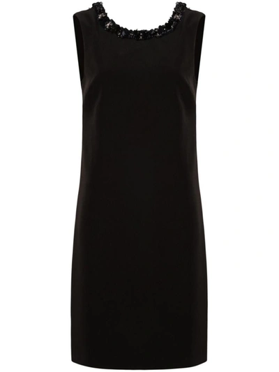 P.a.r.o.s.h Sequin-embellished Column Dress In Black