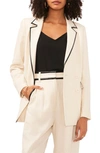 VINCE CAMUTO OVERSIZE DOUBLE BREASTED LINEN BLEND BLAZER