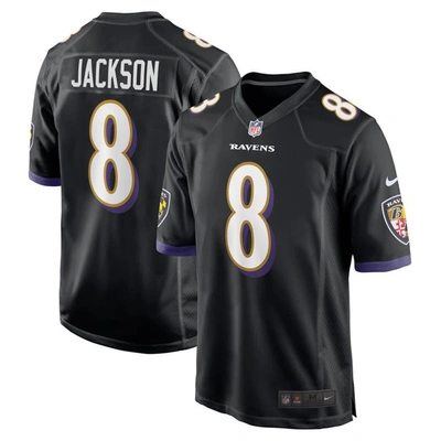 Nike Lamar Jackson  Black Baltimore Ravens Alternate Game Jersey
