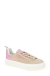 Bcbgeneration Women's Riso Lace-up Platform Sneakers In Pink Multicolor