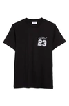 Off-white Off White Crew Neck T Shirt With 23 Logo In Black White