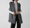 Michael Stars Tyler Open Front Vest In Grey