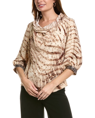 Joseph Ribkoff Top In Beige