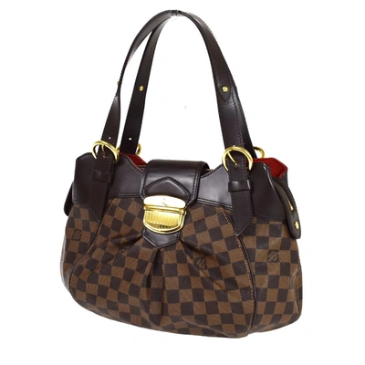 Pre-owned Louis Vuitton Sistina Canvas Shopper Bag () In Brown