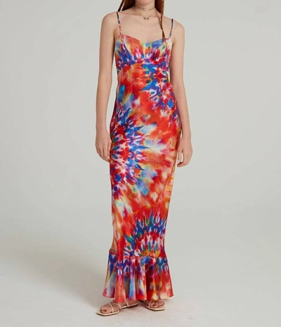 Saloni Women's Venyx Mimi Tie-dye Silk Maxi Dress In Multi