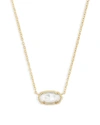 Kendra Scott 14k Gold Plated Elisa Pendant Necklace In Multi