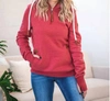 Wanakome Evalina Half Zip Hoodie In Chilli In Multi