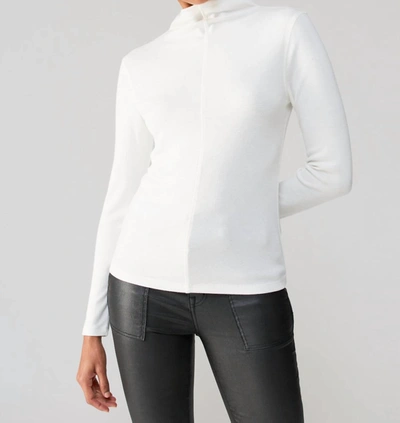 Sanctuary Soft Mock Rib Knit In White