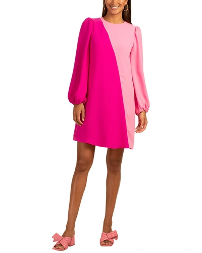 Trina Turk Echo Dress In Cotton Candy Sky/sunset Pin In Multi