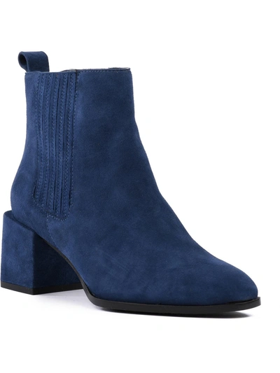 Seychelles Exit Strategy Womens Stretch Ankle Chelsea Boots In Blue